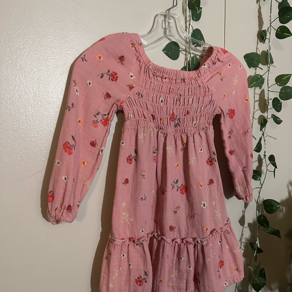 Old Navy Pink Floral Kids Dress